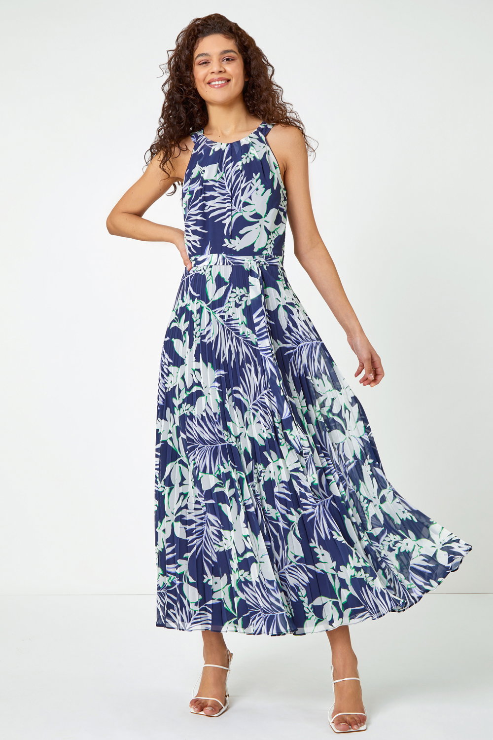 Painted Palms Maxi Dress main image 0