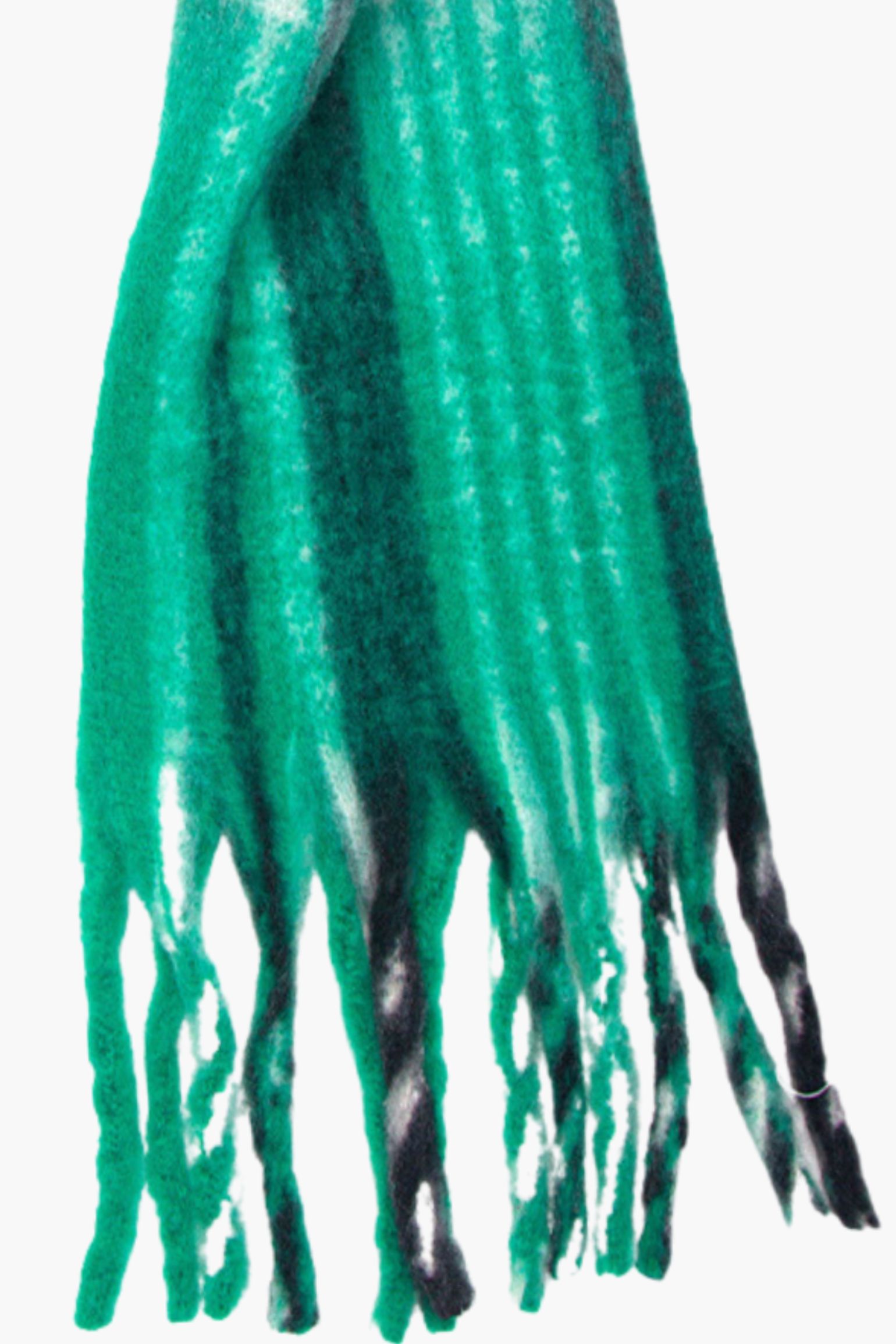 Green Tartan Tasselled Winter Scarf, Image 2 of 2