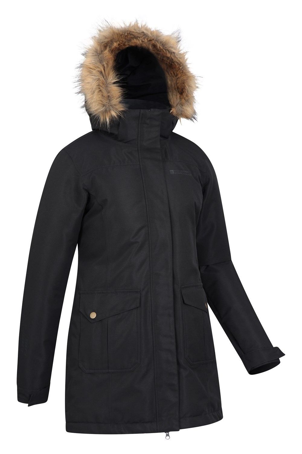 Black Tarka II Long Padded Jacket, Image 4 of 5