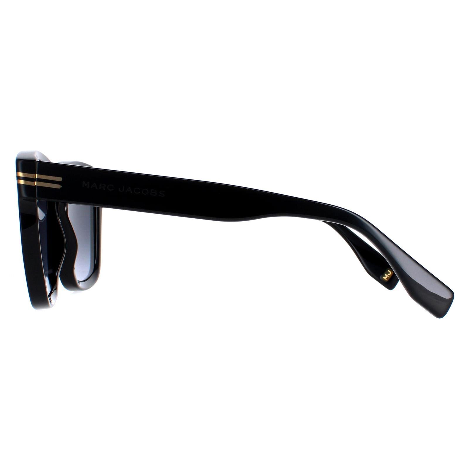 Black Marc Jacobs Black Square Black and Gold Grey Gradient 1035/S, Image 3 of 4