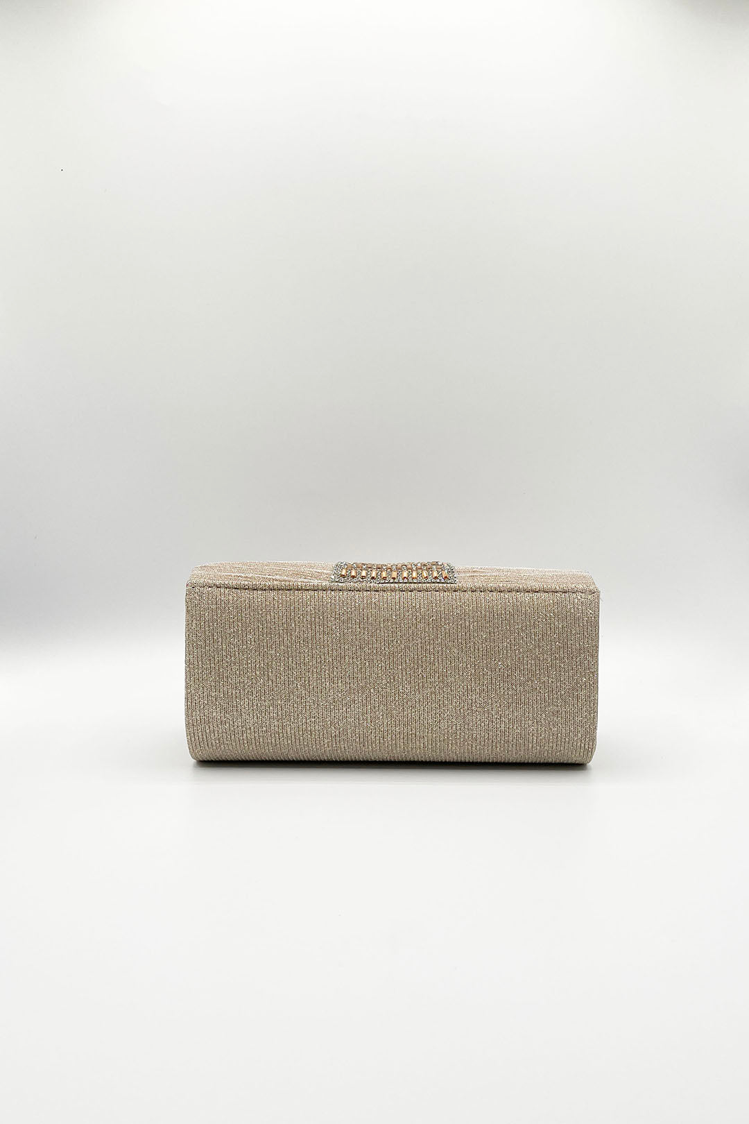 Gold Rhinestone Glitter Clutch Bag, Image 4 of 4