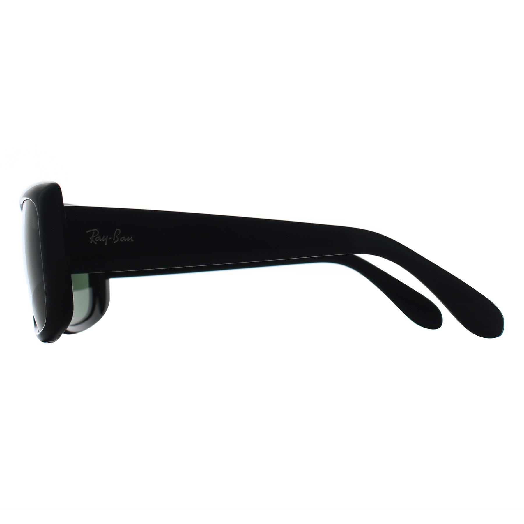 Black Ray-Ban Black Rectangle Black G-15 Green RB4389, Image 3 of 3