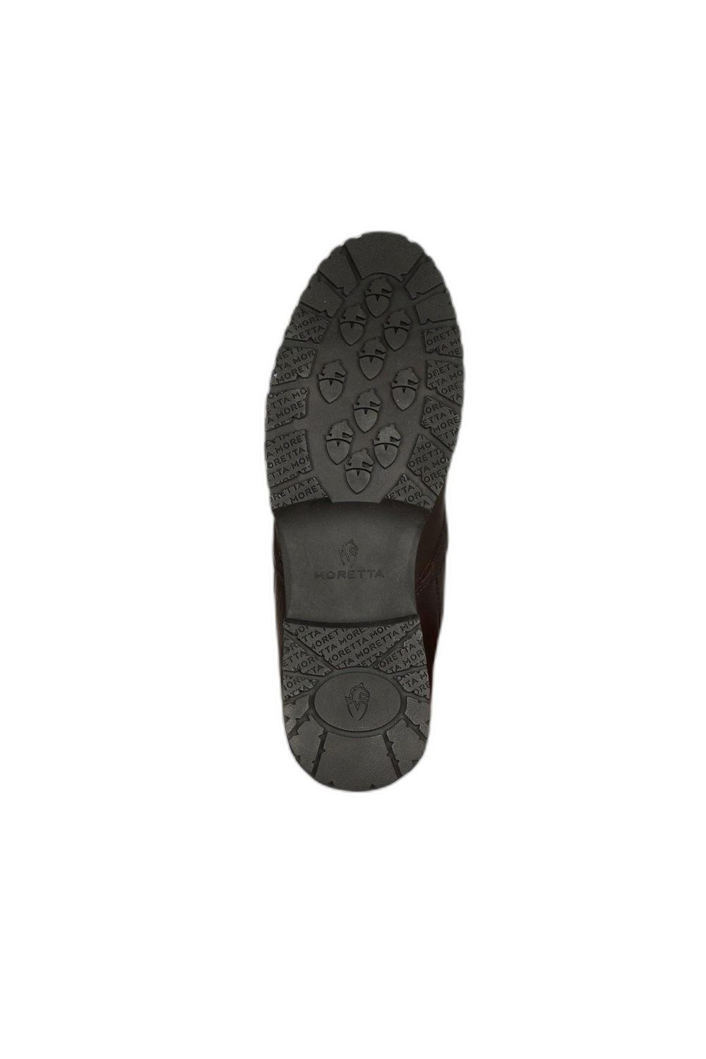 Brown Nola Leather Lace Up Standard Country Boots, Image 4 of 8