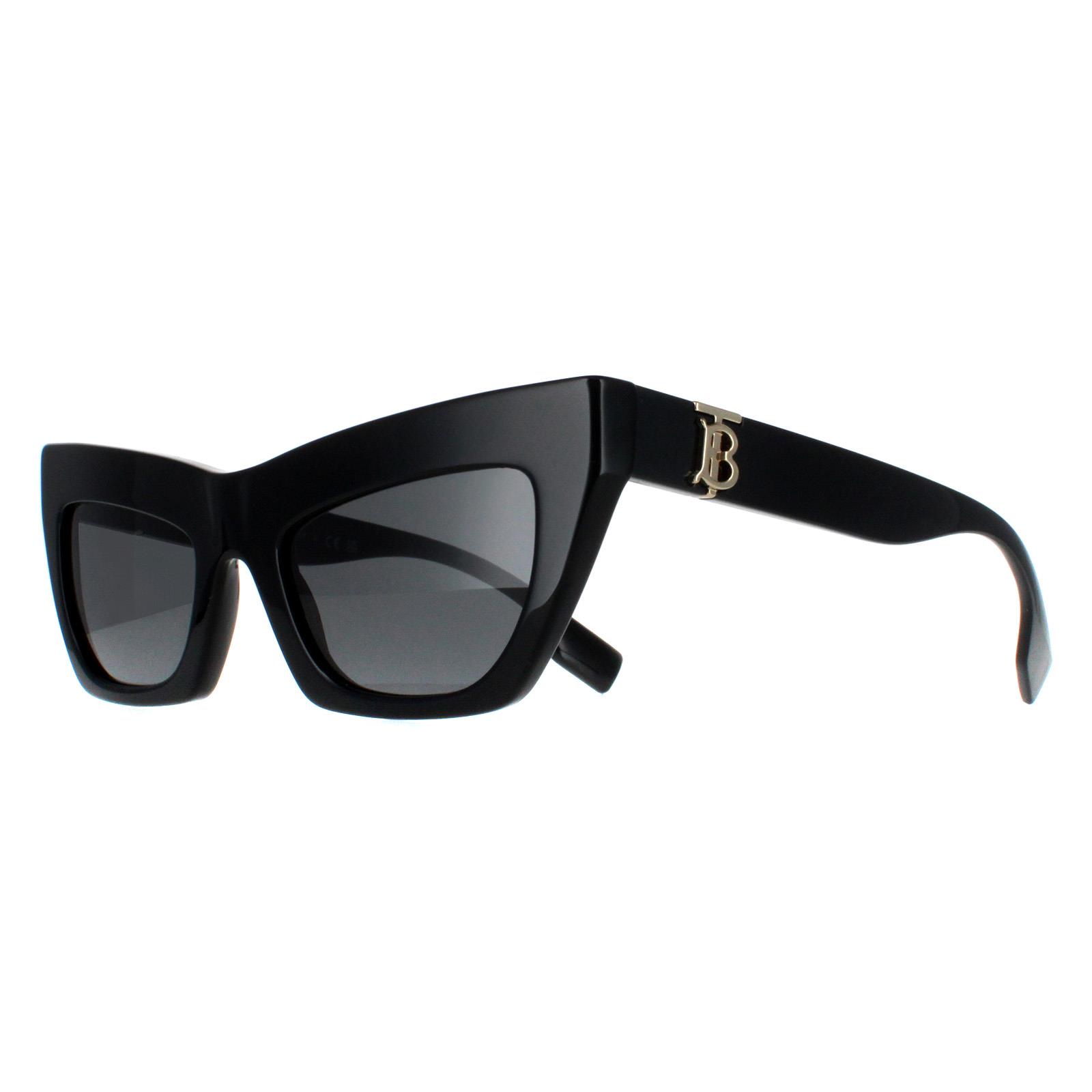 Black Burberry Black Cat Eye Black Dark Grey BE4405, Image 2 of 4