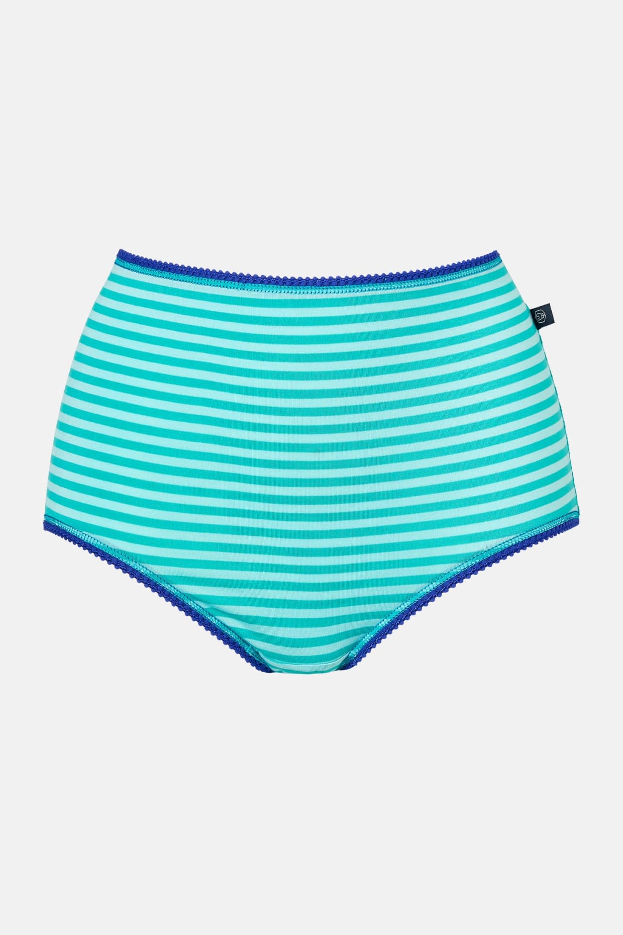 Multi Pack of Four "Seagreen" Bamboo Full Briefs, Image 2 of 8