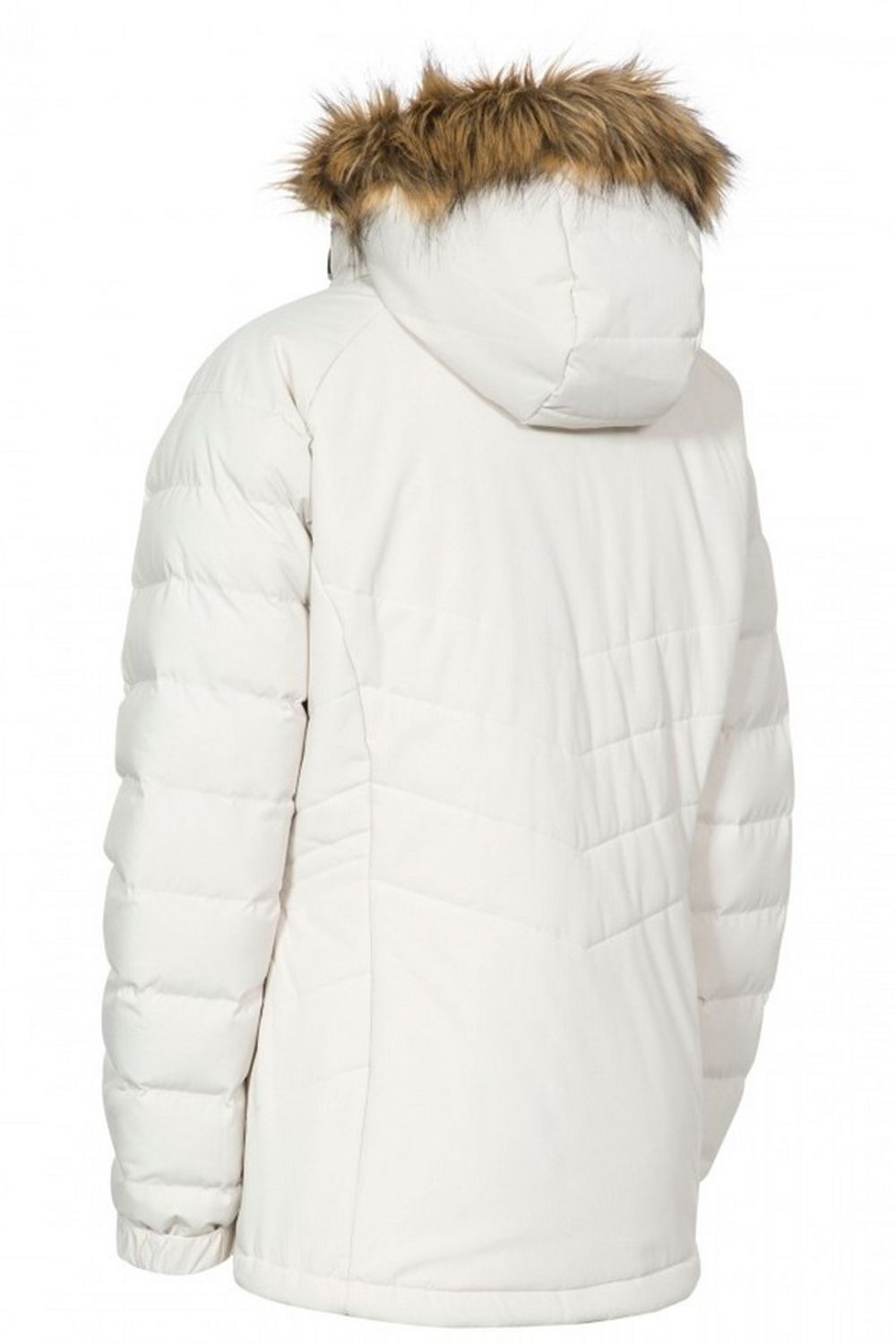 Cream Trespass Cream Nadina Waterproof Padded Jacket, Image 2 of 6