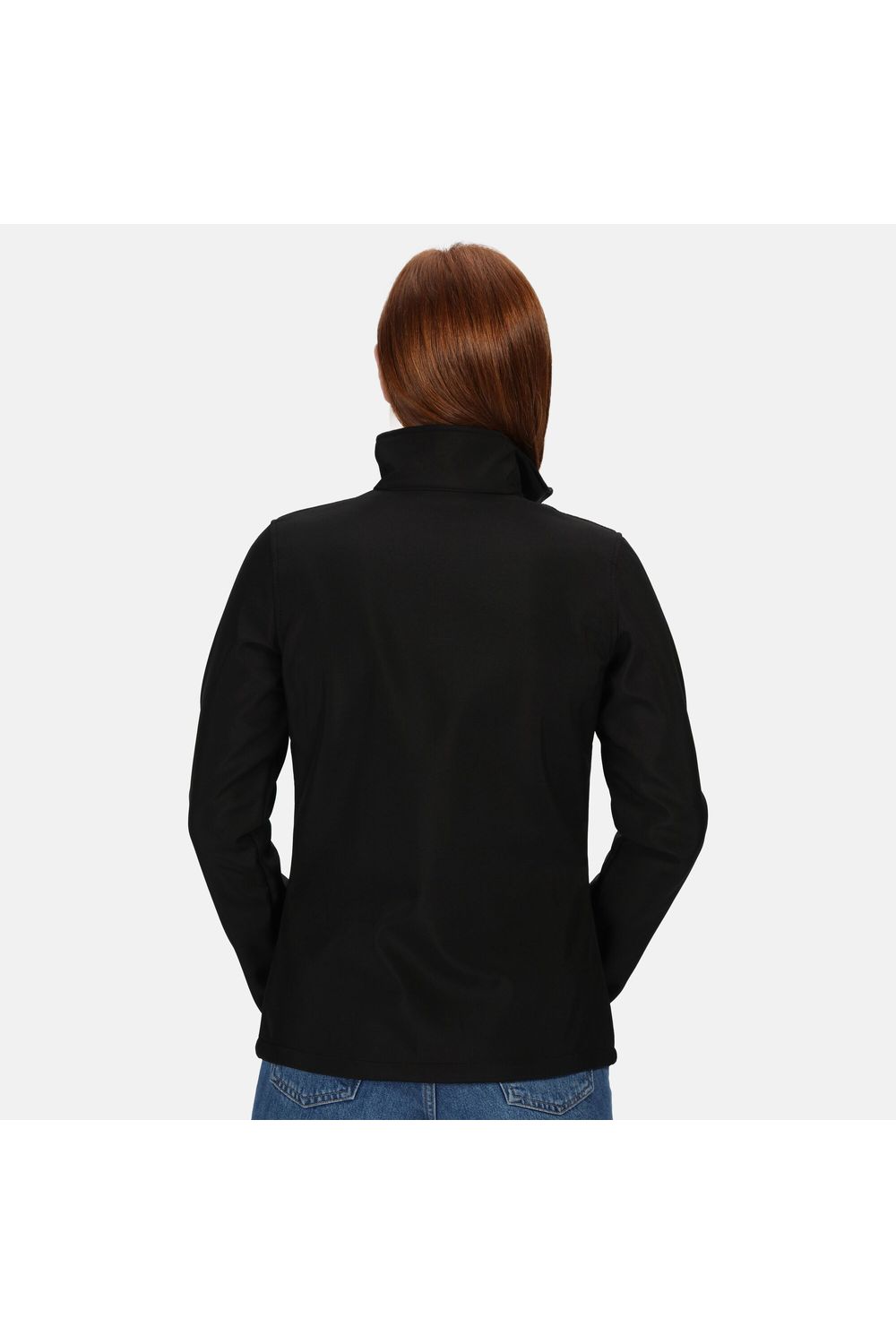 Black Printable Soft Shell Jacket, Image 4 of 4