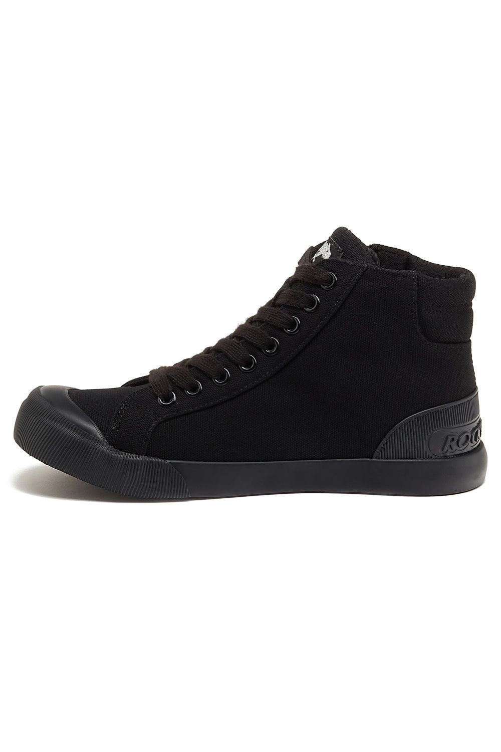 Black Jazzin Hi 12A Cotton Canvas Shoes, Image 3 of 3