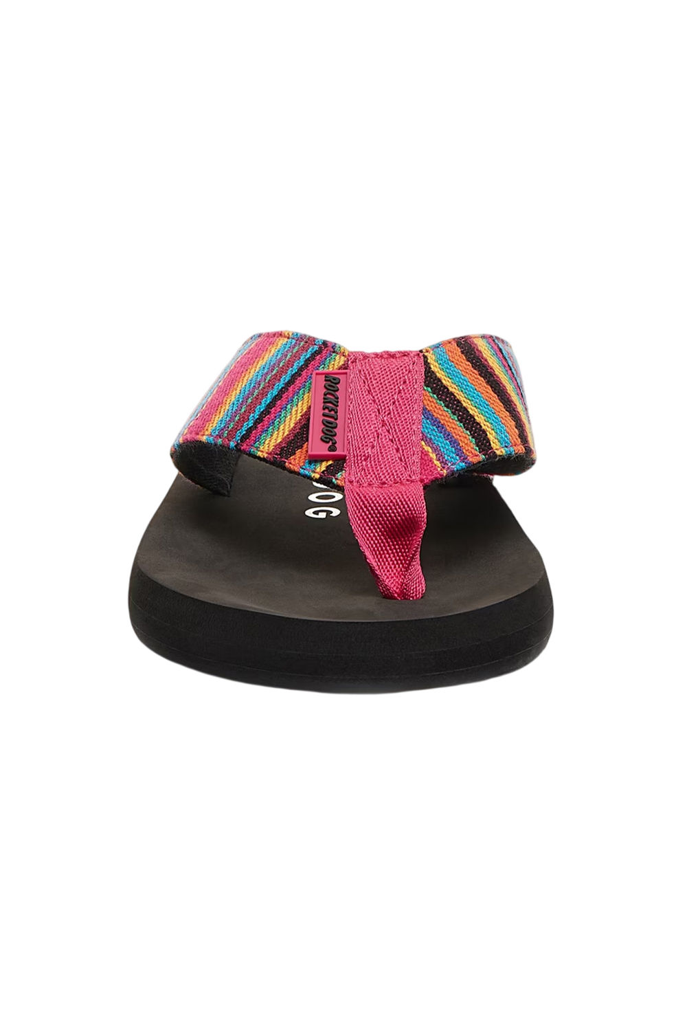 Pink Adios Dexter Cotton Flatform Flip Flops, Image 4 of 4