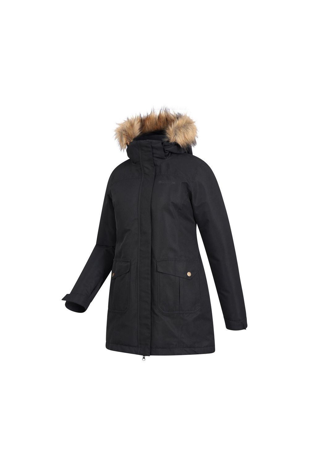 Black Tarka II Long Padded Jacket, Image 3 of 5