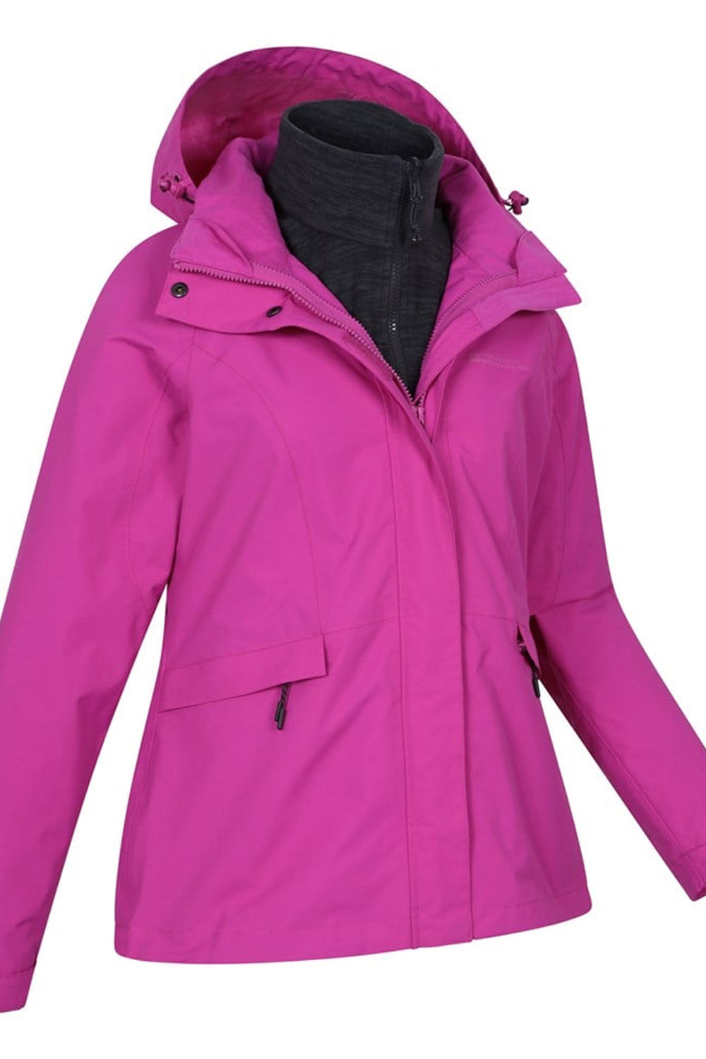 Pink Thunderstorm II 3 in 1 Waterproof Jacket, Image 4 of 5