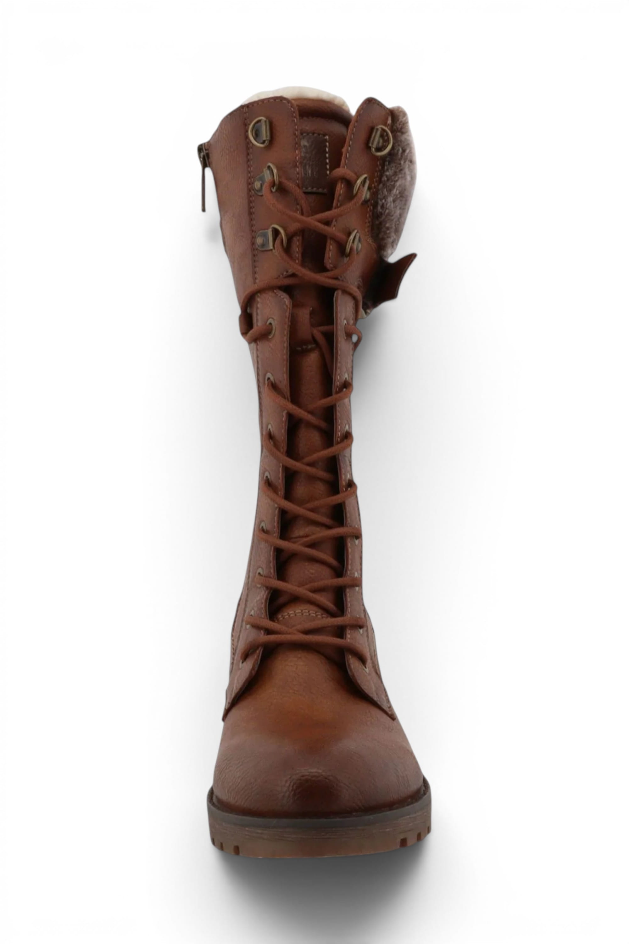 Brown Womens Mid-Calf Winter Boots-M0082003, Image 5 of 7
