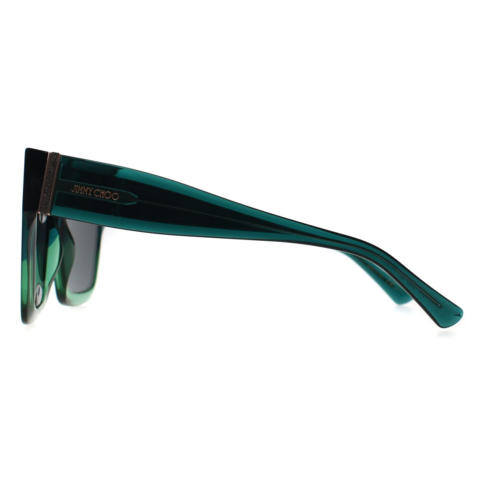 Blue Jimmy Choo Blue Square Blue Green Grey EDNA/S, Image 3 of 3