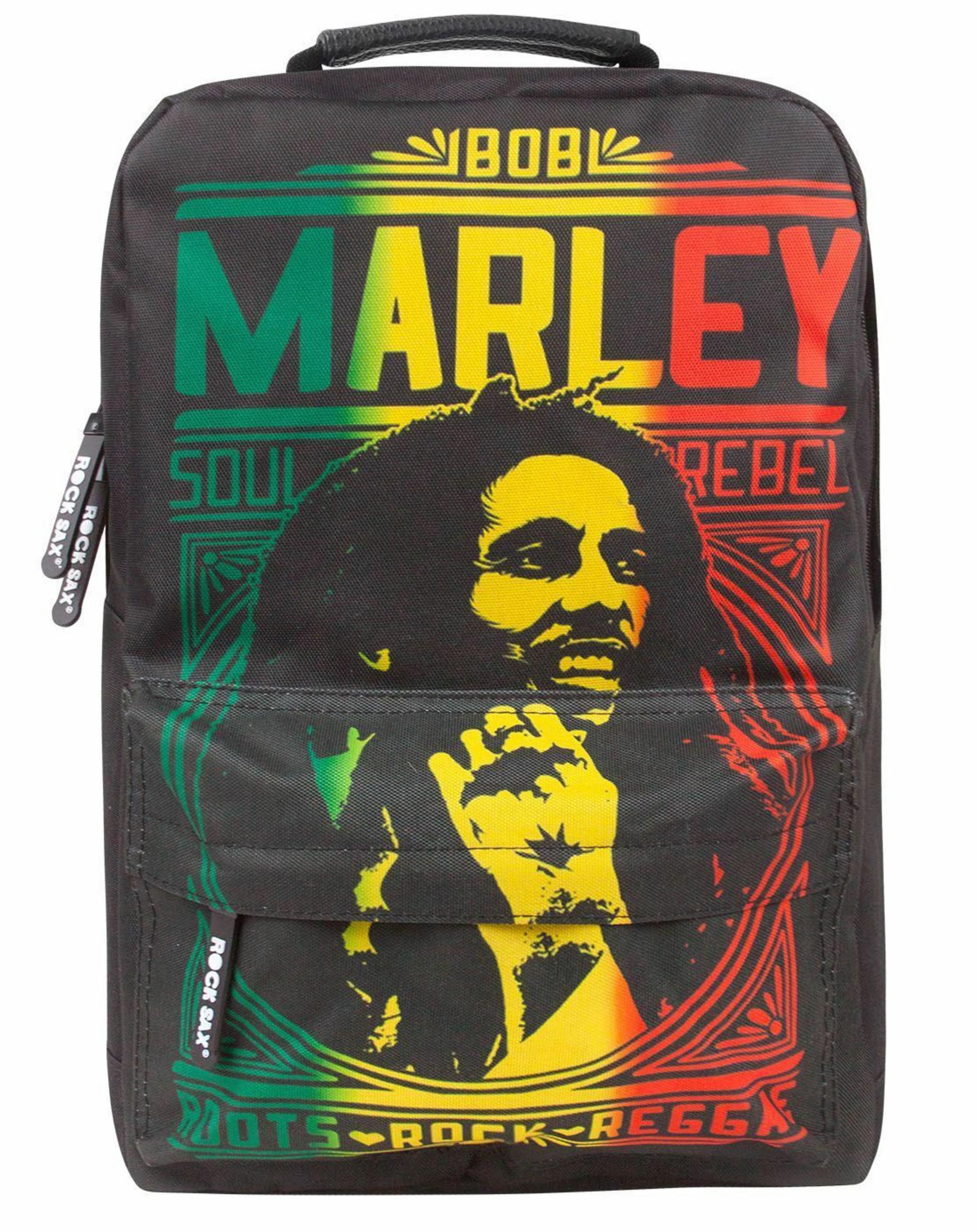 Black Rock Sax Bob Marley Roots Rock Backpack, Image 2 of 5