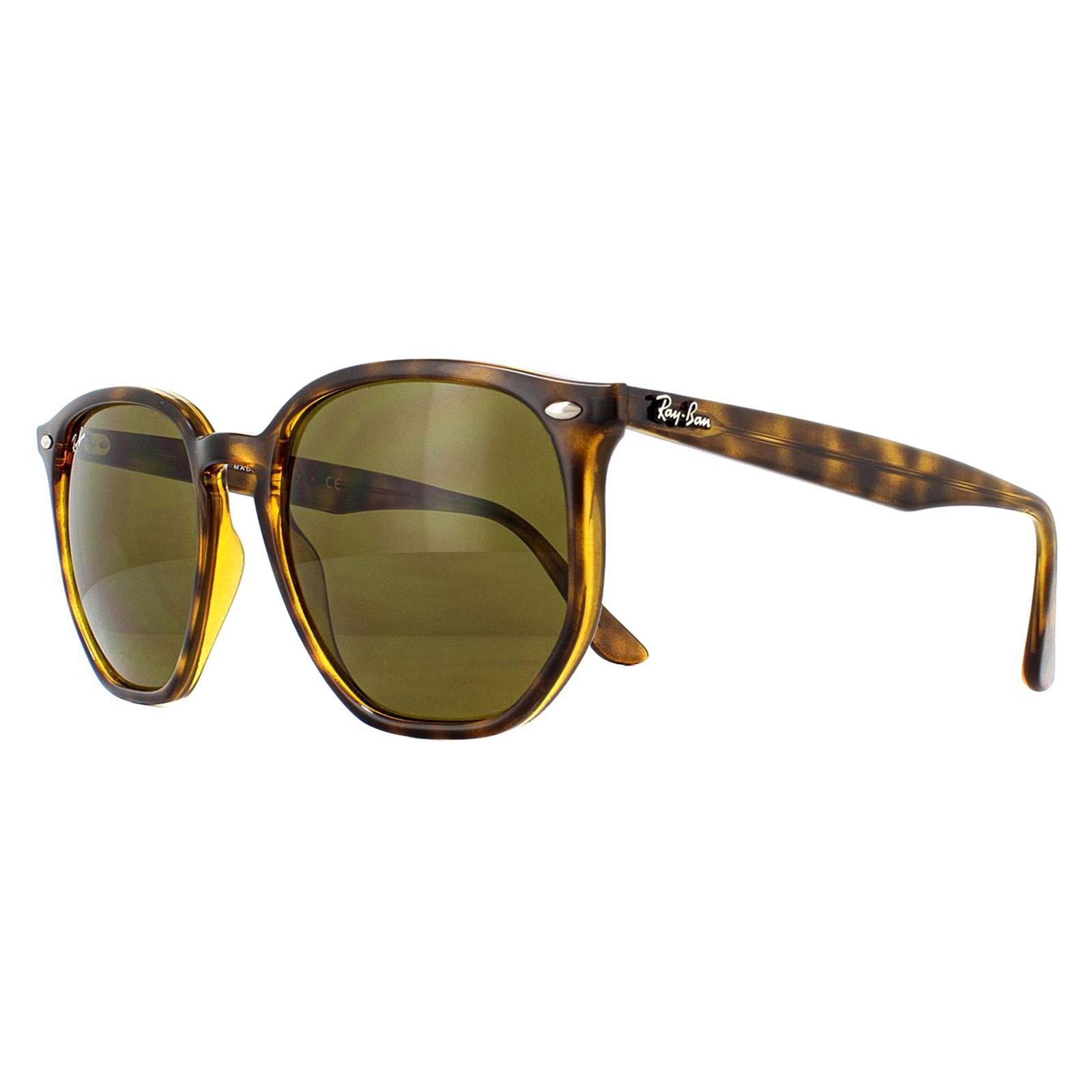 Brown Round Havana Brown B-15 RB4306 Sunglasses, Image 2 of 6