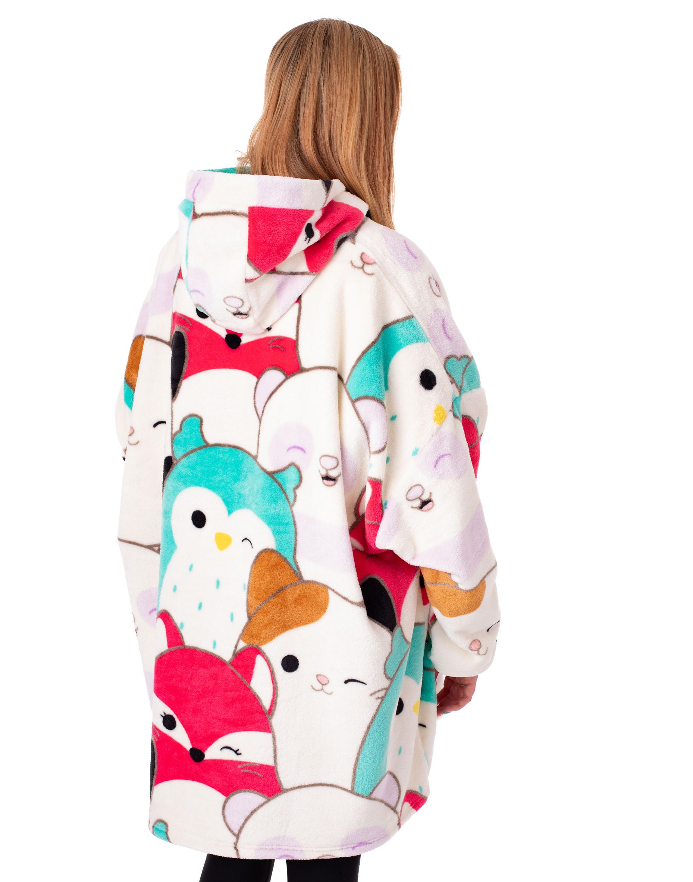 Multi Squishmallows Multi Character Blanket Hoodie, Image 2 of 6