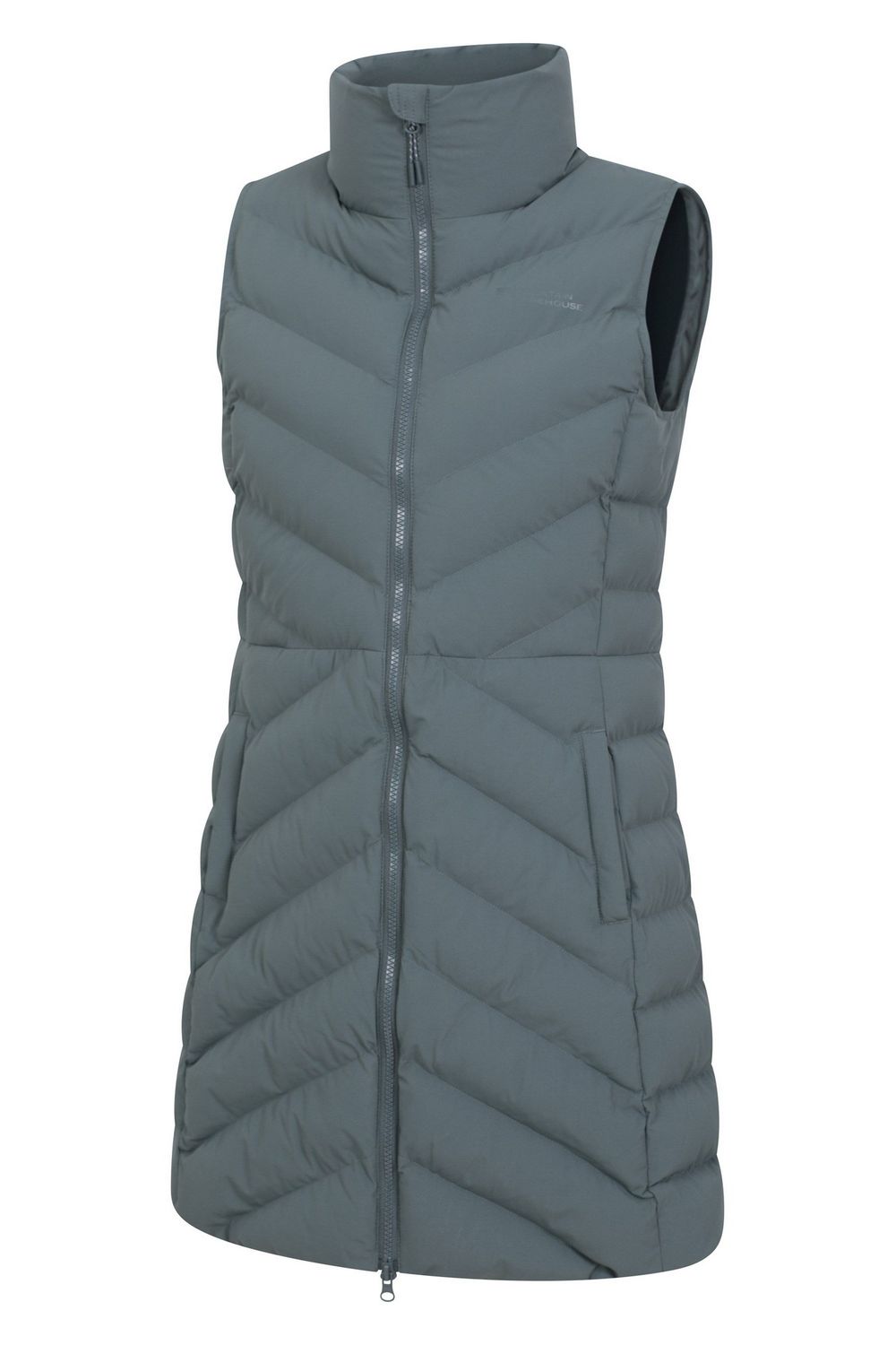 Khaki Anmore Padded Gilet, Image 4 of 4