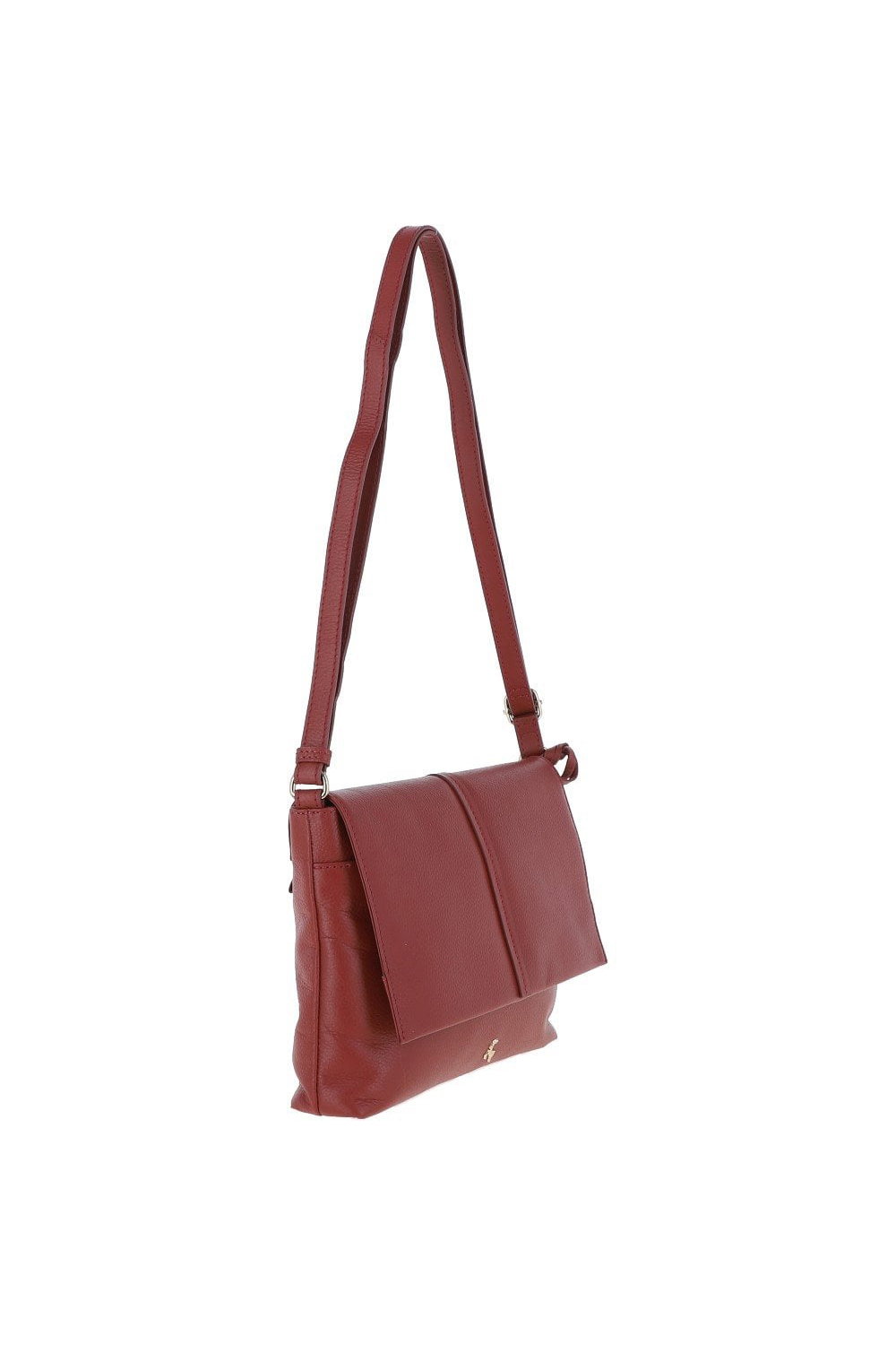 Red "Candy" Leather Shoulder Bag, Image 4 of 4