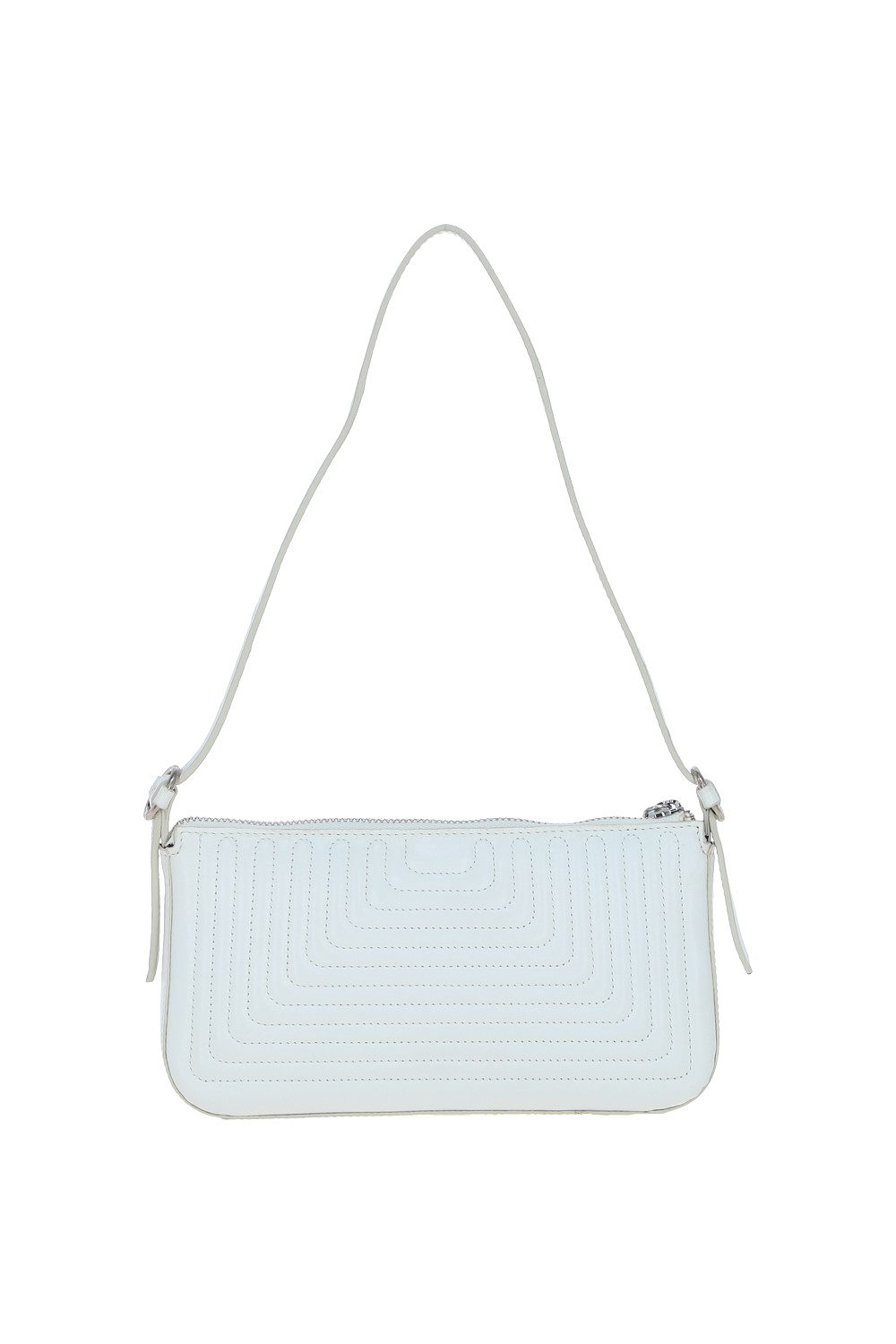 White Ashwood Leather White 'Segreto Artigiano' Leather Shoulder Bag, Image 1 of 3