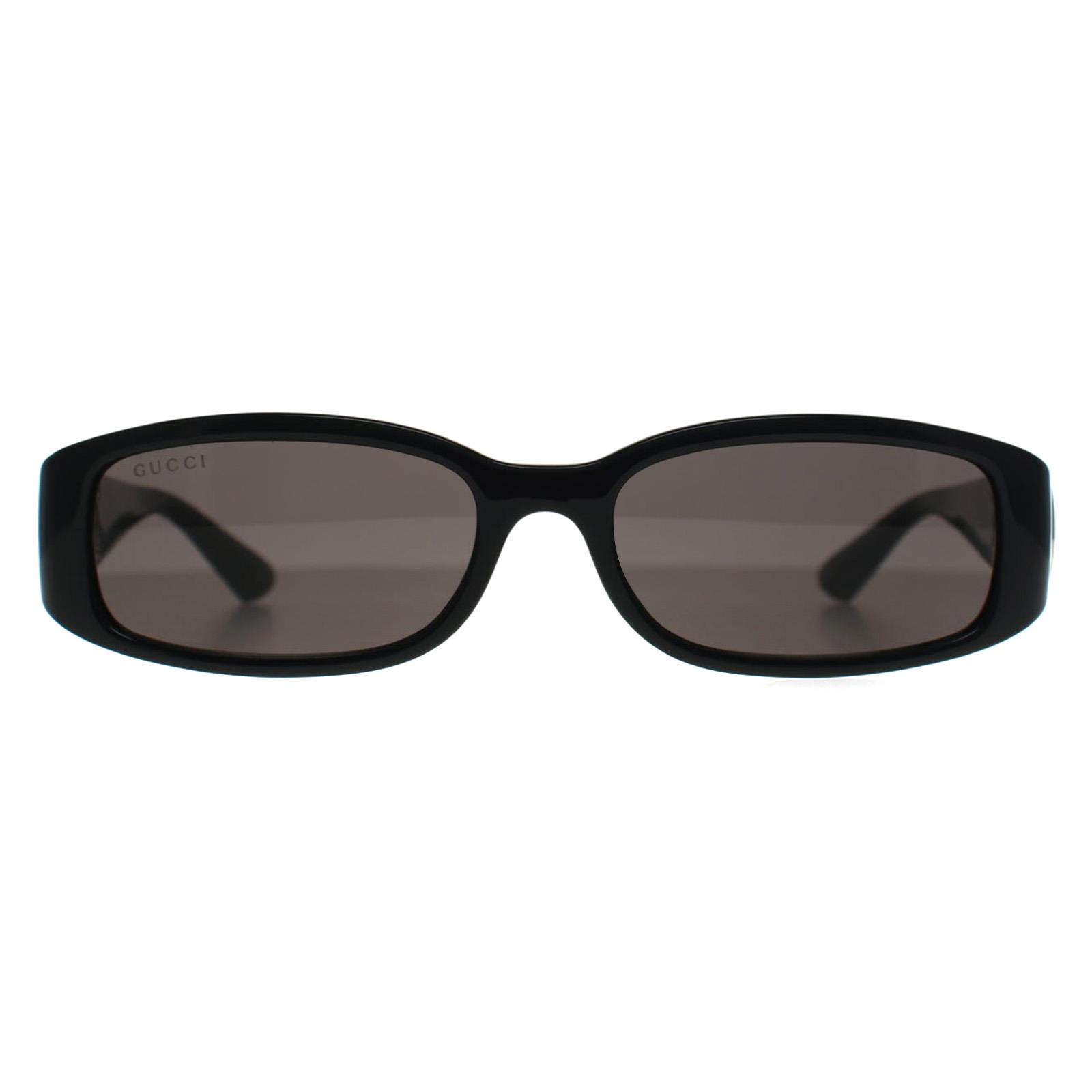 Black Gucci Black Rectangle Black Gold Grey GG1661S, Image 1 of 3