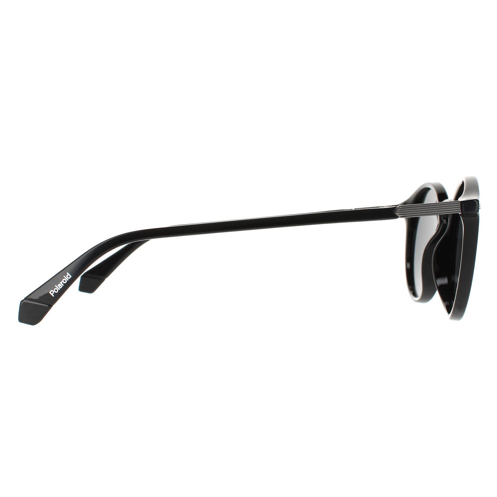 Black Polaroid Black Round Black Grey Polarized, Image 4 of 4