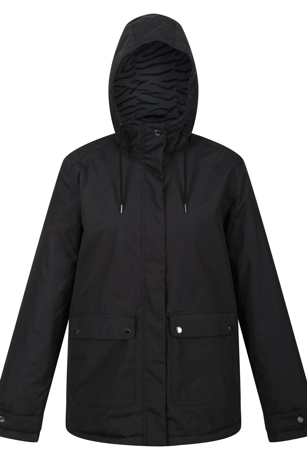 Black Regatta Black Broadia Waterproof Jacket, Image 1 of 5
