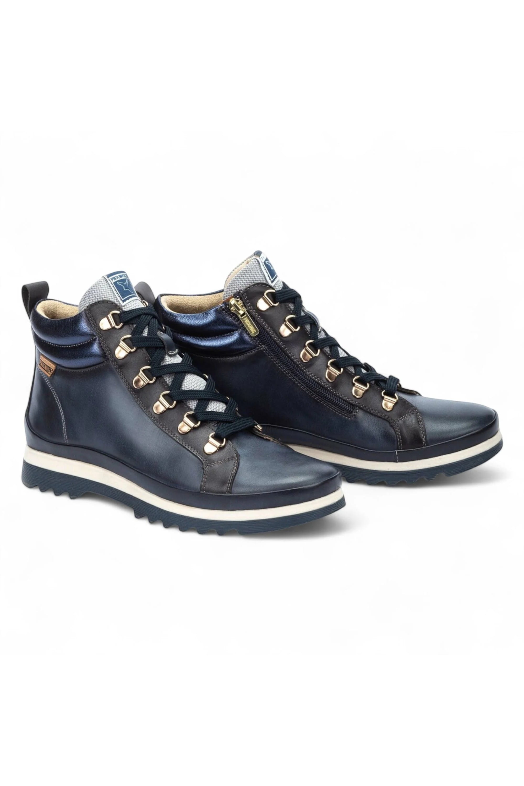 Blue Women’s Ankle Trainers Boots-W3W-8564, Image 5 of 8