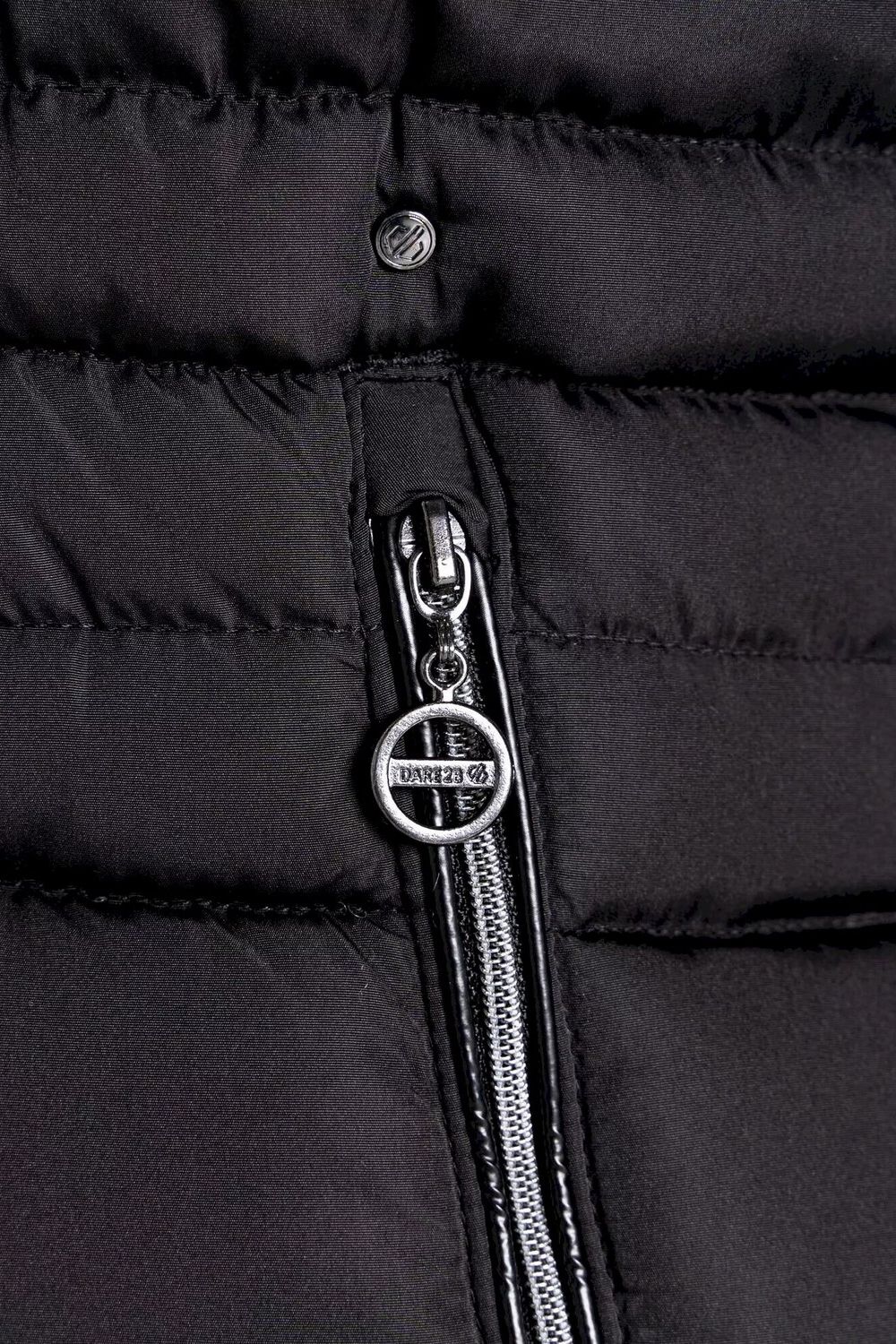 Black Reputable Padded Gilet, Image 3 of 4