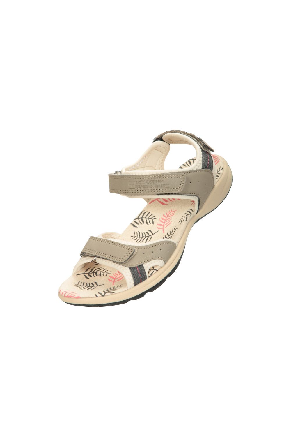 Beige Athens Leaves Sandals, Image 1 of 7