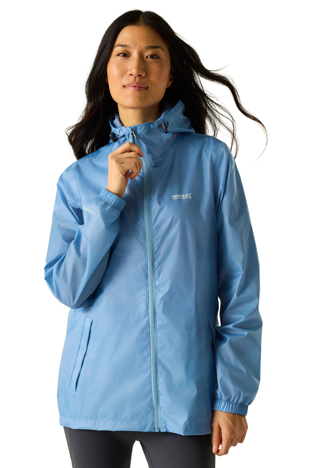 Light Denim Pack It III Waterproof Jacket, Image 4 of 4