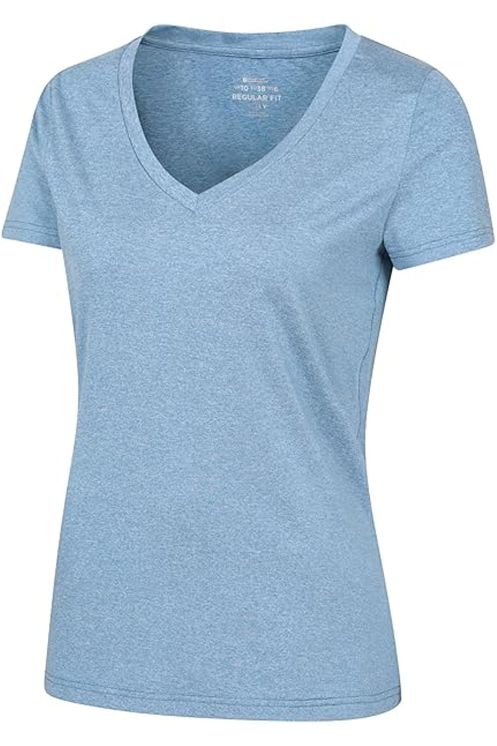 Blue Vitality V Neck TShirt, Image 3 of 3