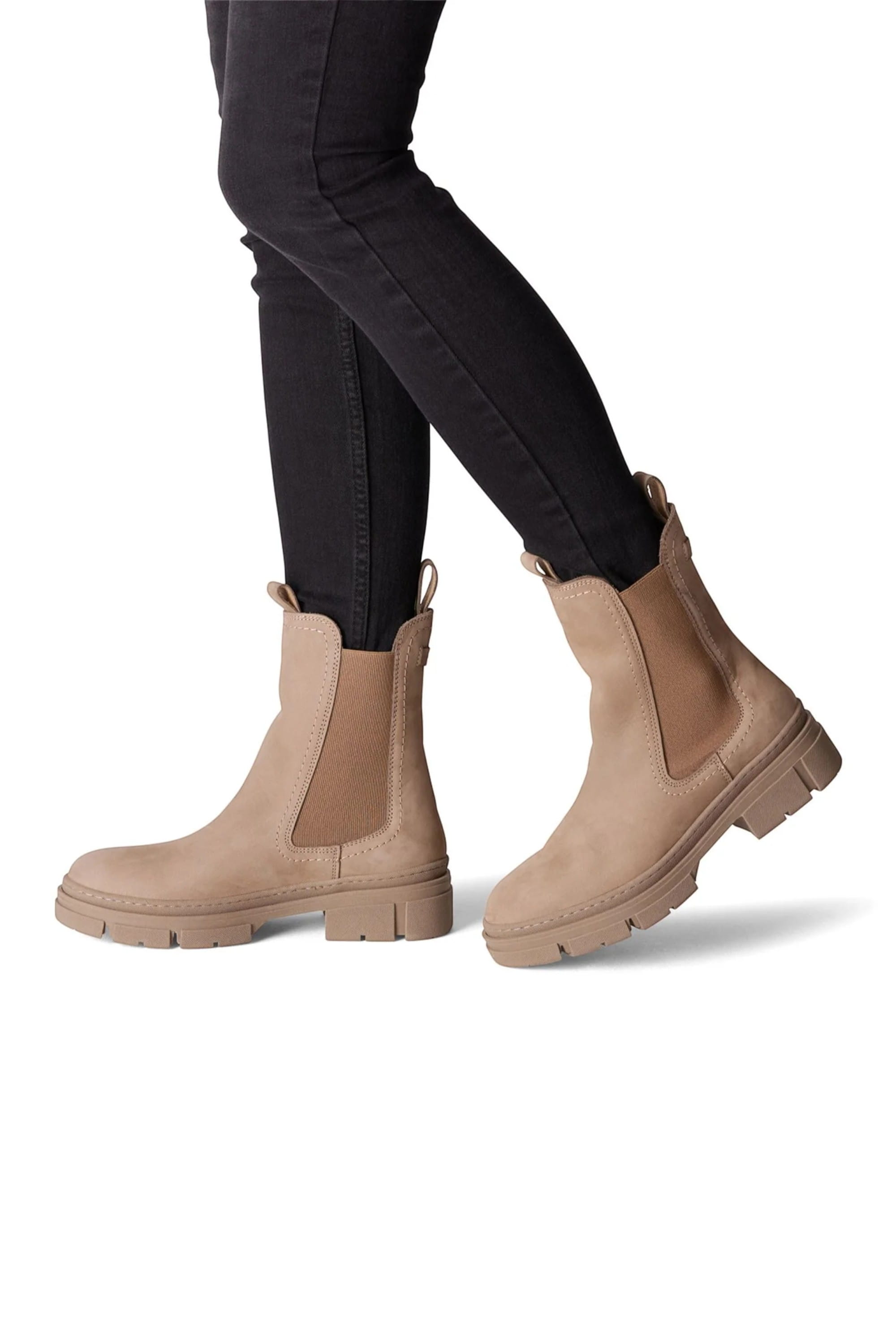Grey Tamaris Grey Tamaris Womens Dune High Chelsea Boots, Image 7 of 8