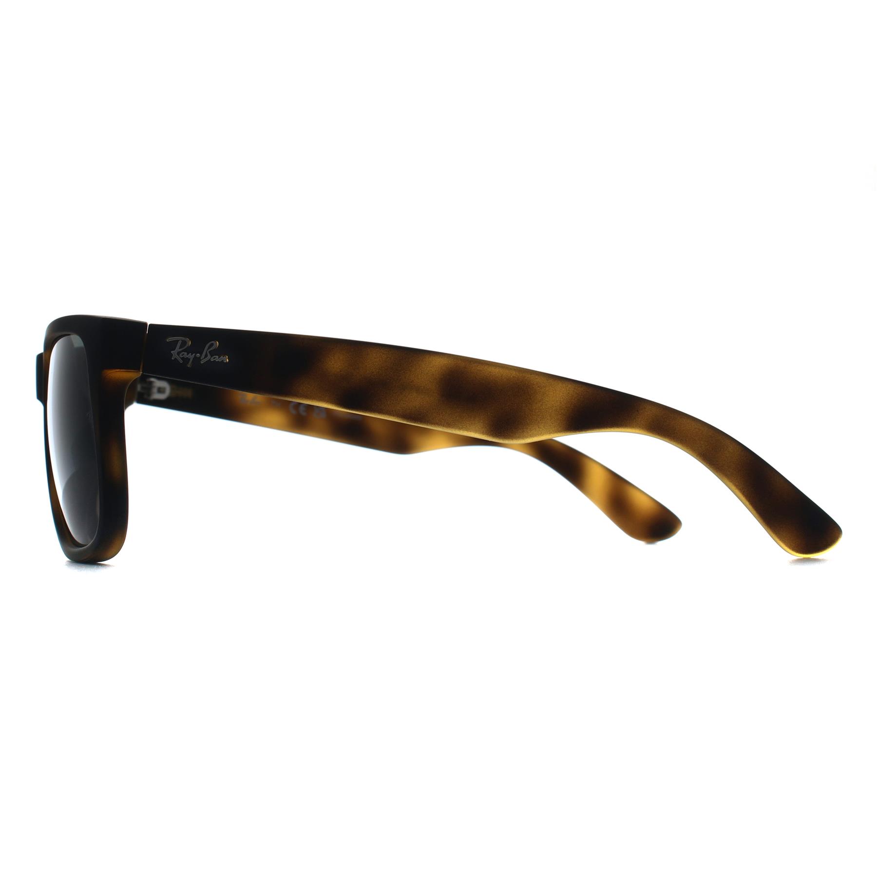 Brown Rectangle Matte Havana Dark Grey Polarized RB4165 Justin, Image 3 of 3