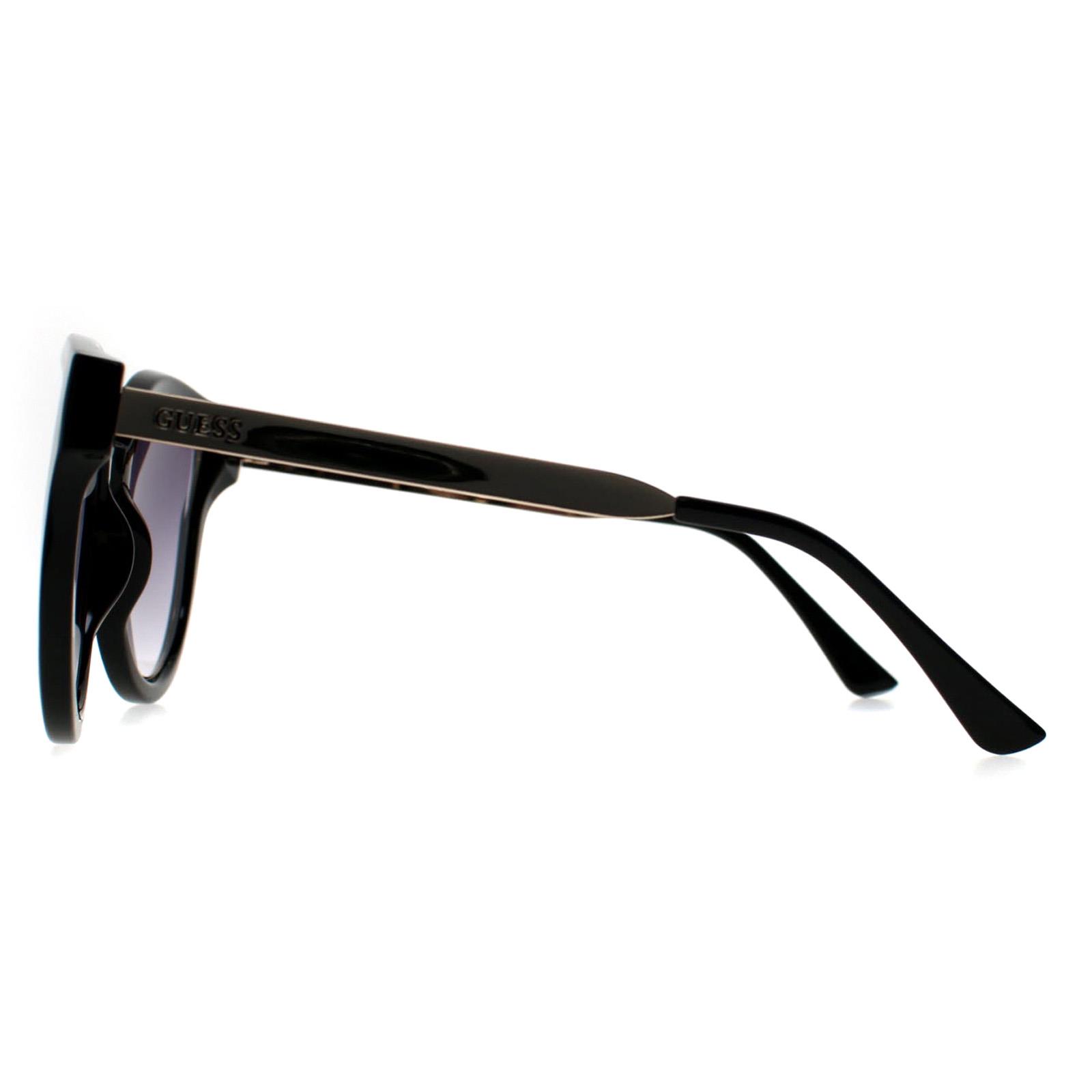Black Cat Eye Shiny Black and Gold Smoke Gradient GF0323, Image 3 of 3
