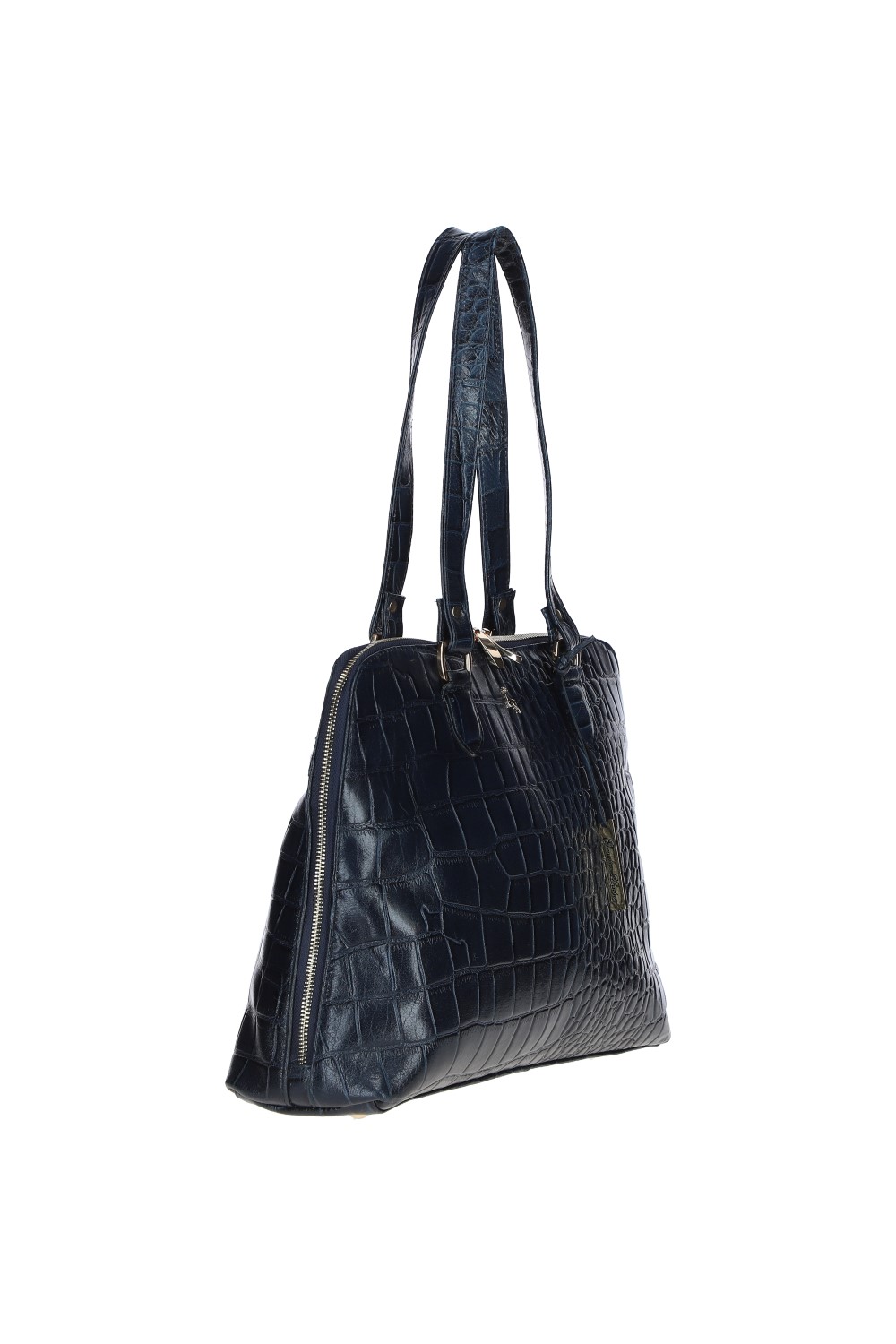 Navy 'Riviera Chic' Real Leather Bag, Image 2 of 4