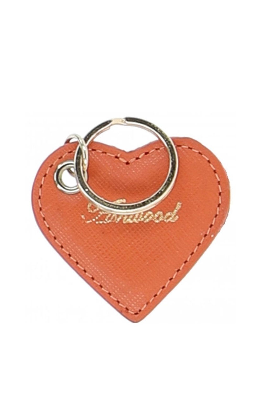 Orange Real Leather Card Holder & Key Ring Gift Set, Image 4 of 5