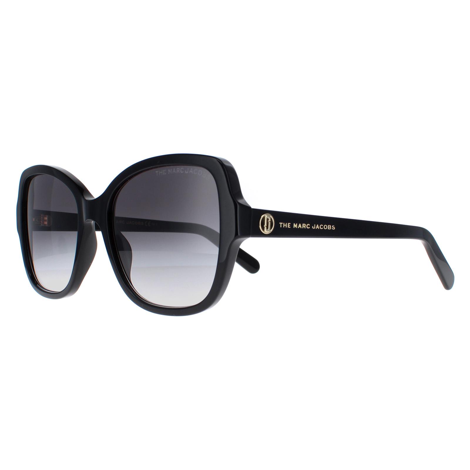 Black Marc Jacobs Black Butterfly Black Grey Gradient MARC 555/S, Image 2 of 4