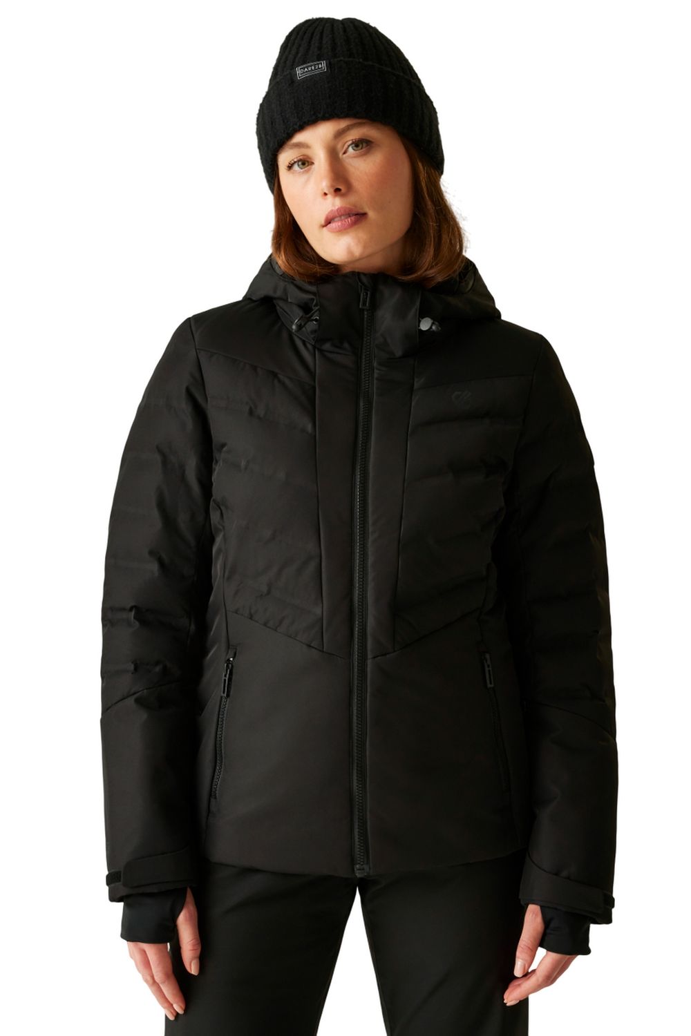 Black Gliding Waterproof Ski Jacket, Image 1 of 5