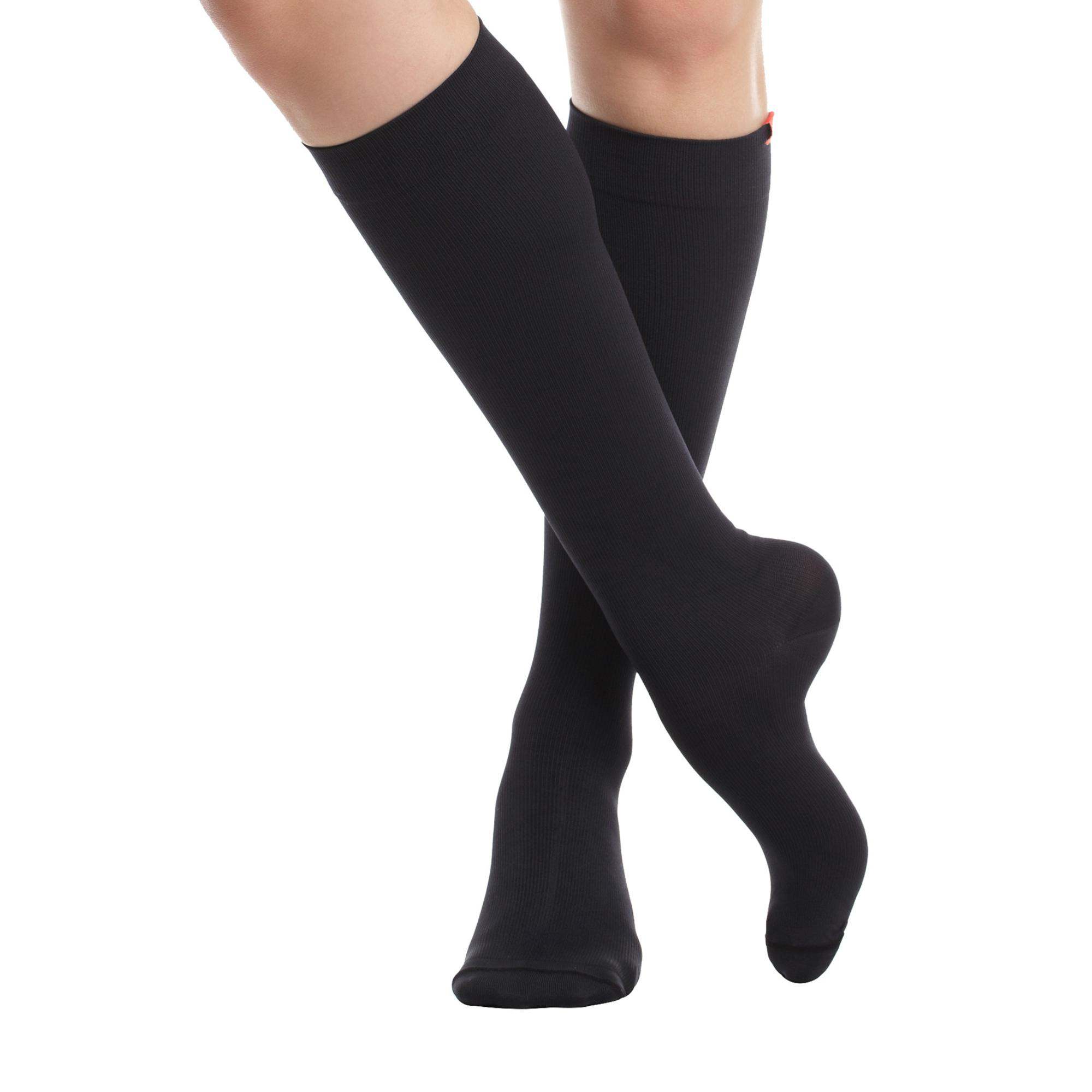 Black 15-20 mmhg Graduated Compression Wide Socks, Image 5 of 5