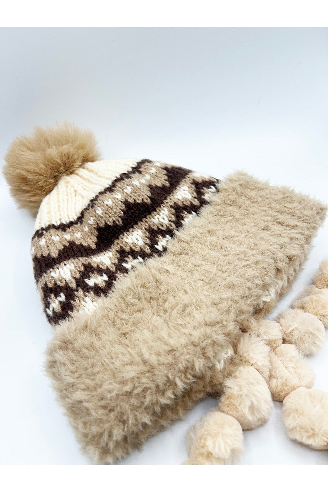 Beige Chunky Beanie, Image 4 of 4
