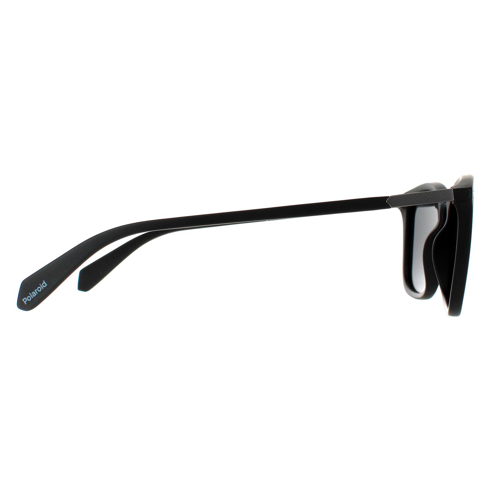 Black Polaroid Black Square Matte Black Grey Polarized 90041091, Image 4 of 4