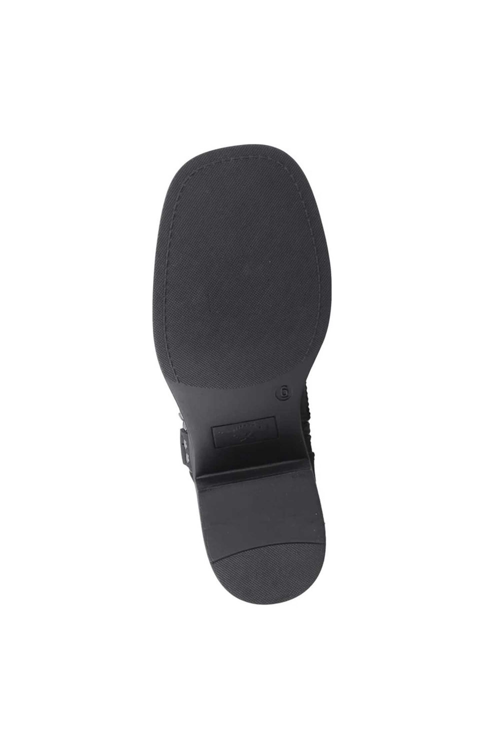 Black Nino Mid Cut Biker Boots, Image 5 of 5