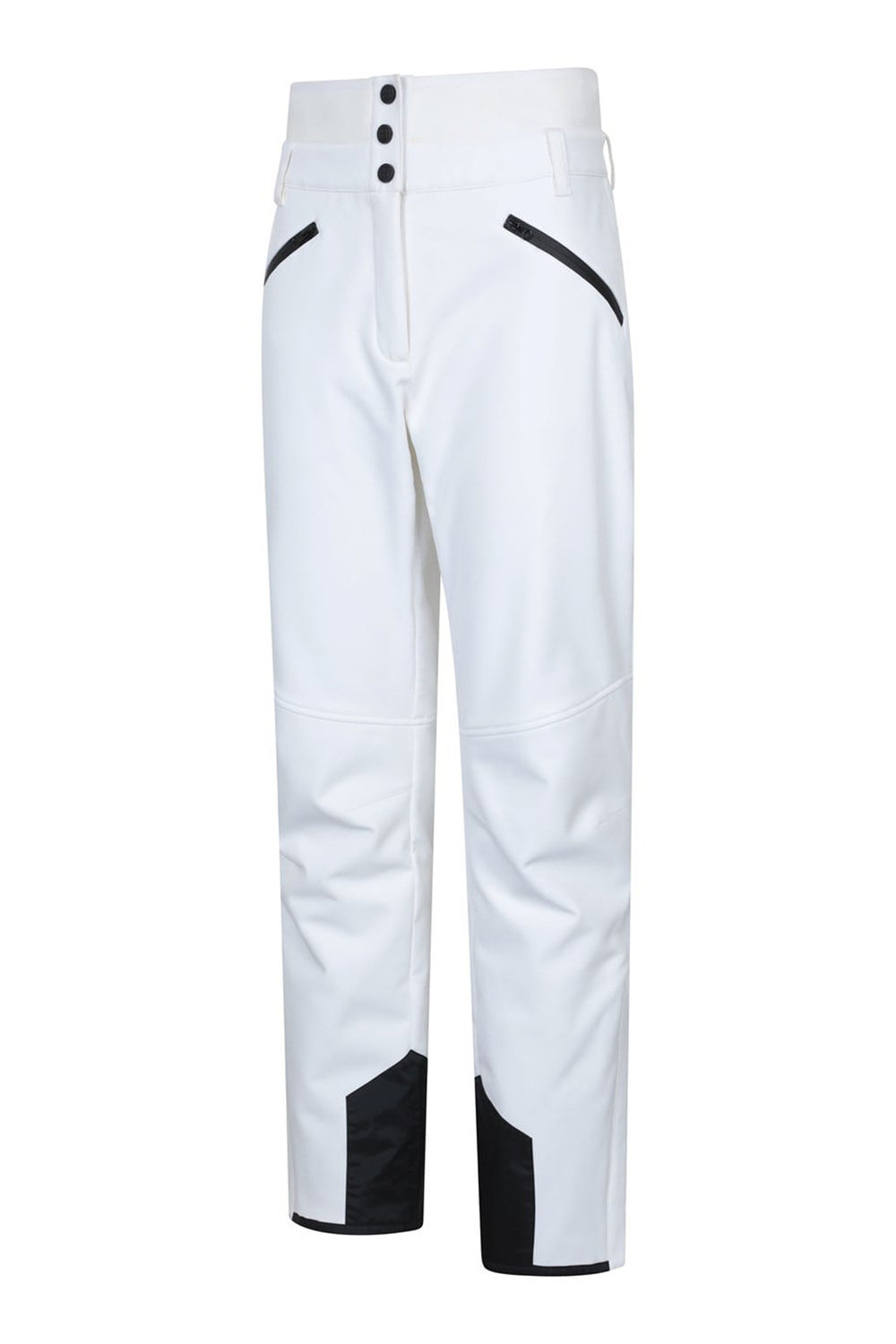 White Avalanche RECCO High Waist Ski Trousers, Image 3 of 5