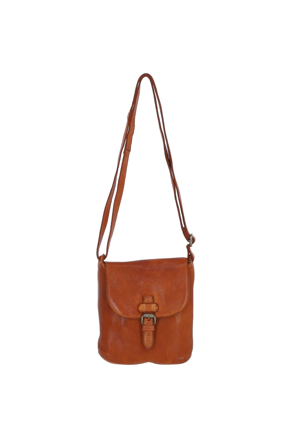 Tan Real Leather Small Luxurious Flight Bag, Image 2 of 5
