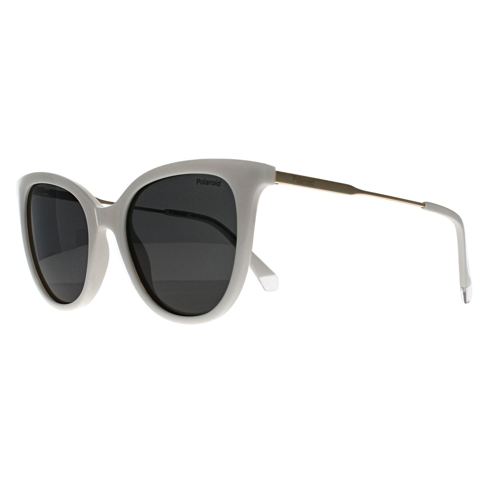 White Cat Eye White Grey Polarized PLD 4184/S/X, Image 2 of 3