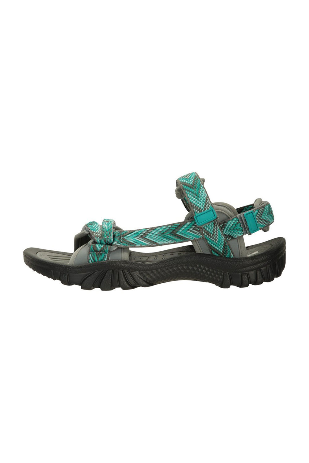 Blue Cyprus Chevron Sandals, Image 3 of 7