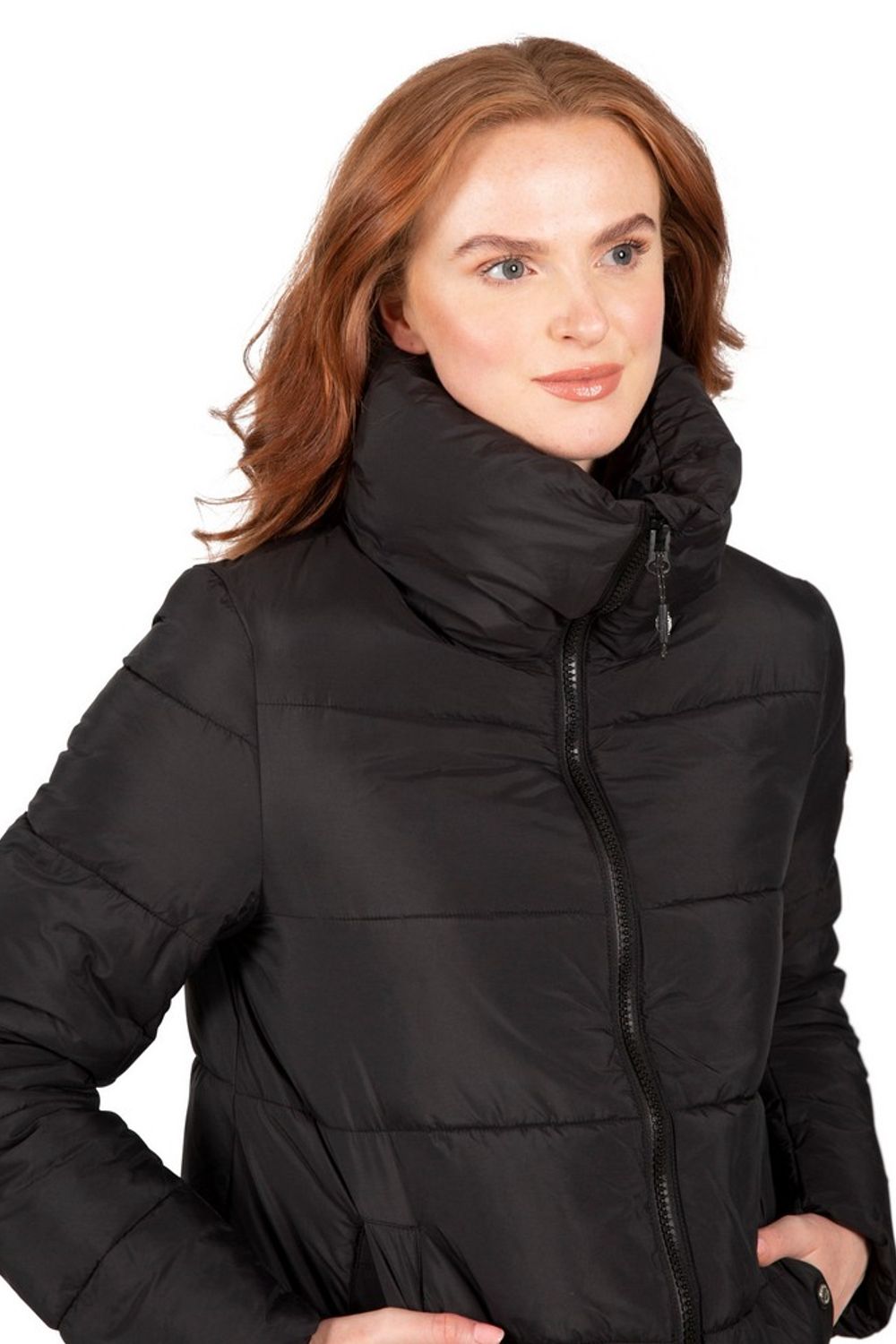 Black Trespass Black Faith Padded Jacket, Image 5 of 8