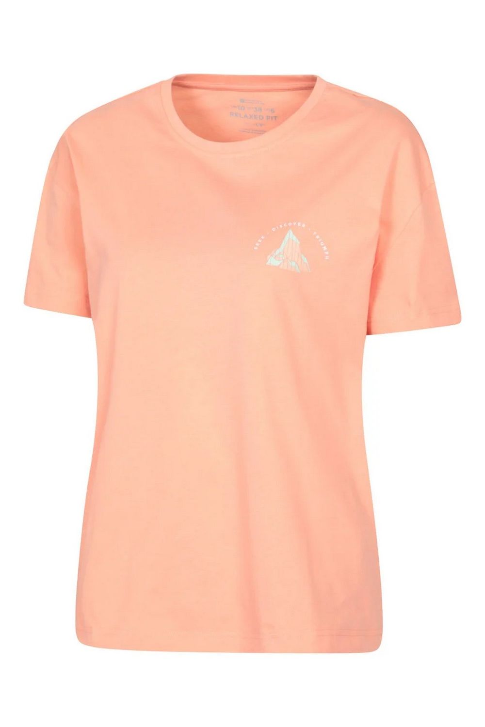Light Pink Techy Mountain Relaxed Fit TShirt, Image 3 of 4