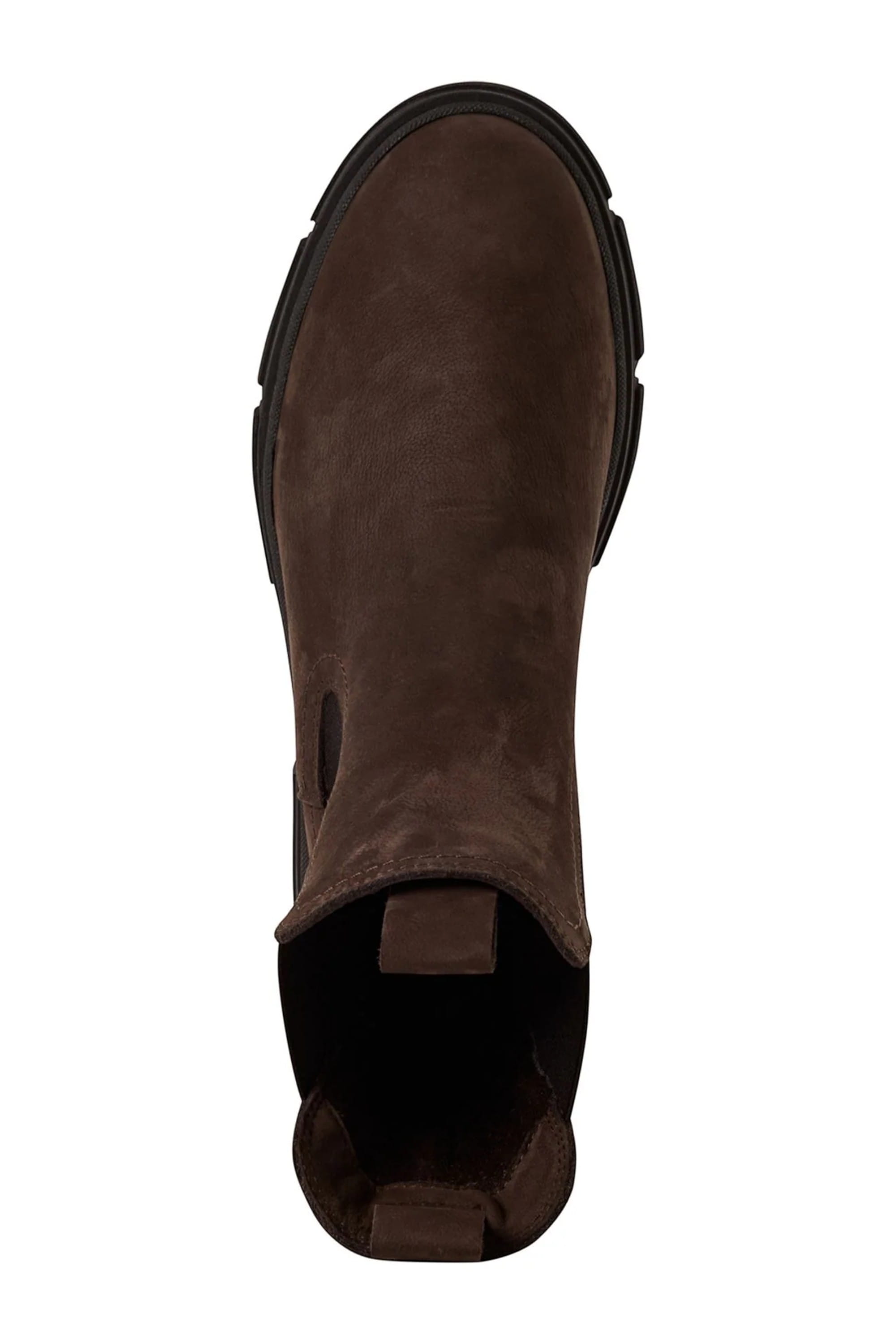 Brown Tamaris Womens Mocca High Chelsea Boots, Image 5 of 8