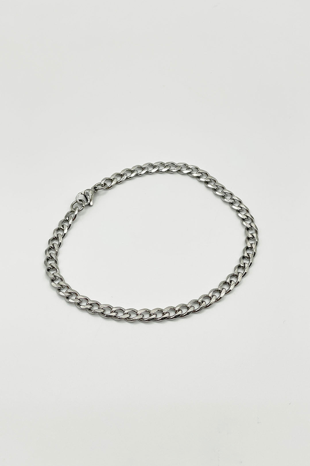 Silver Cuban Bracelet in Silver 5mm, Image 2 of 3